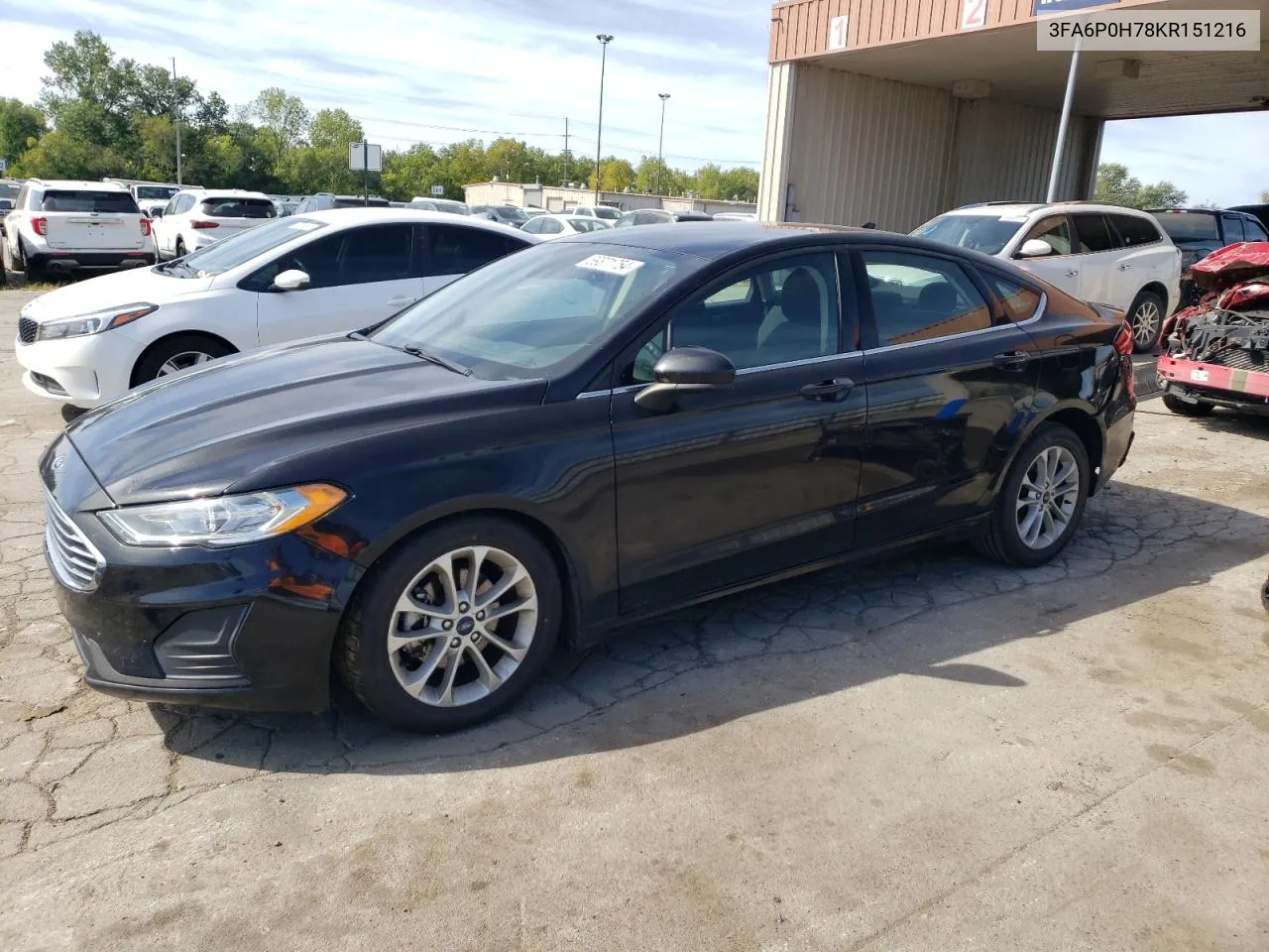 3FA6P0H78KR151216 2019 Ford Fusion Se