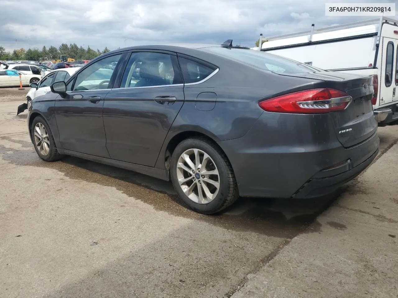 2019 Ford Fusion Se VIN: 3FA6P0H71KR209814 Lot: 69430254