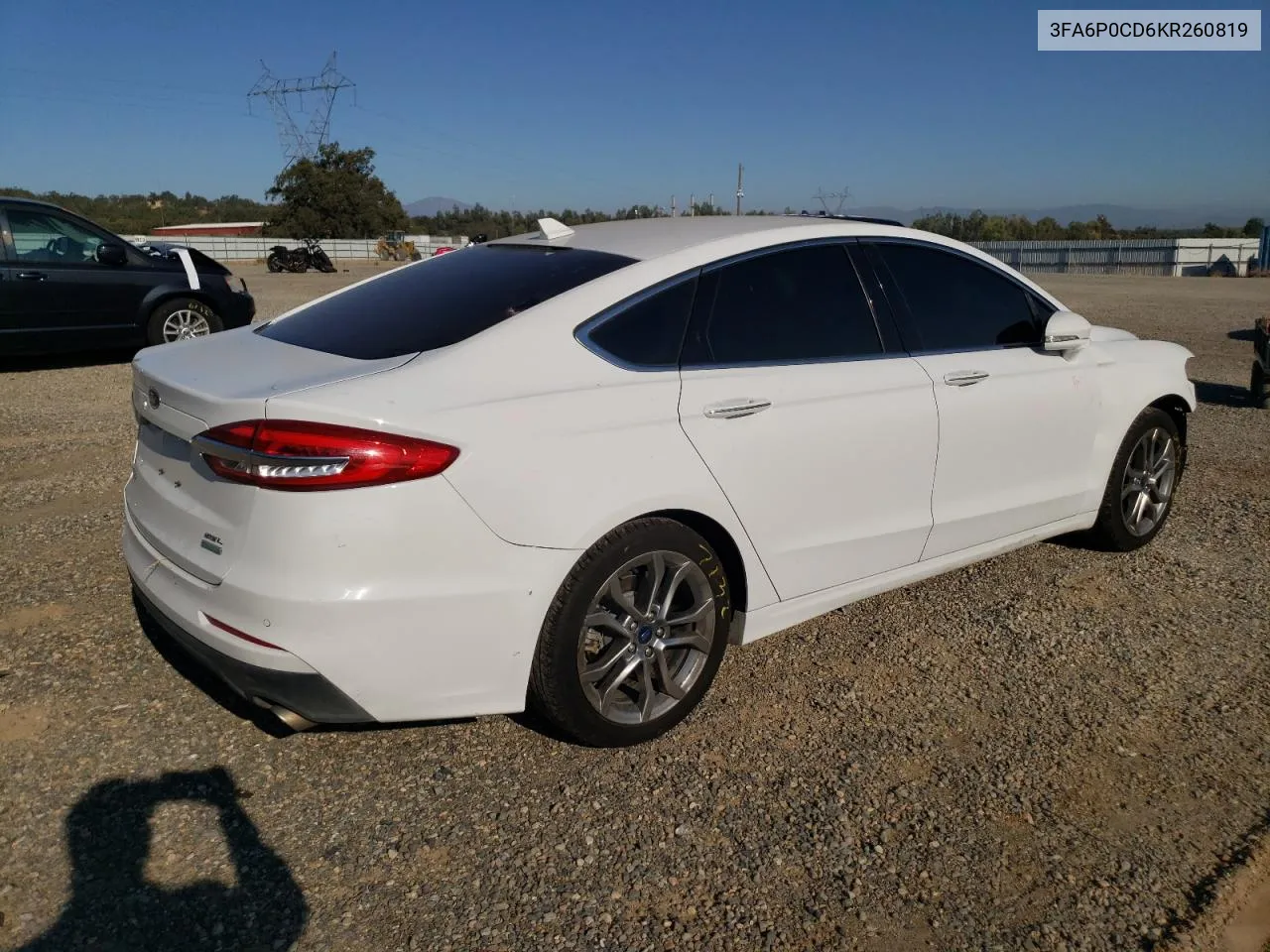 3FA6P0CD6KR260819 2019 Ford Fusion Sel