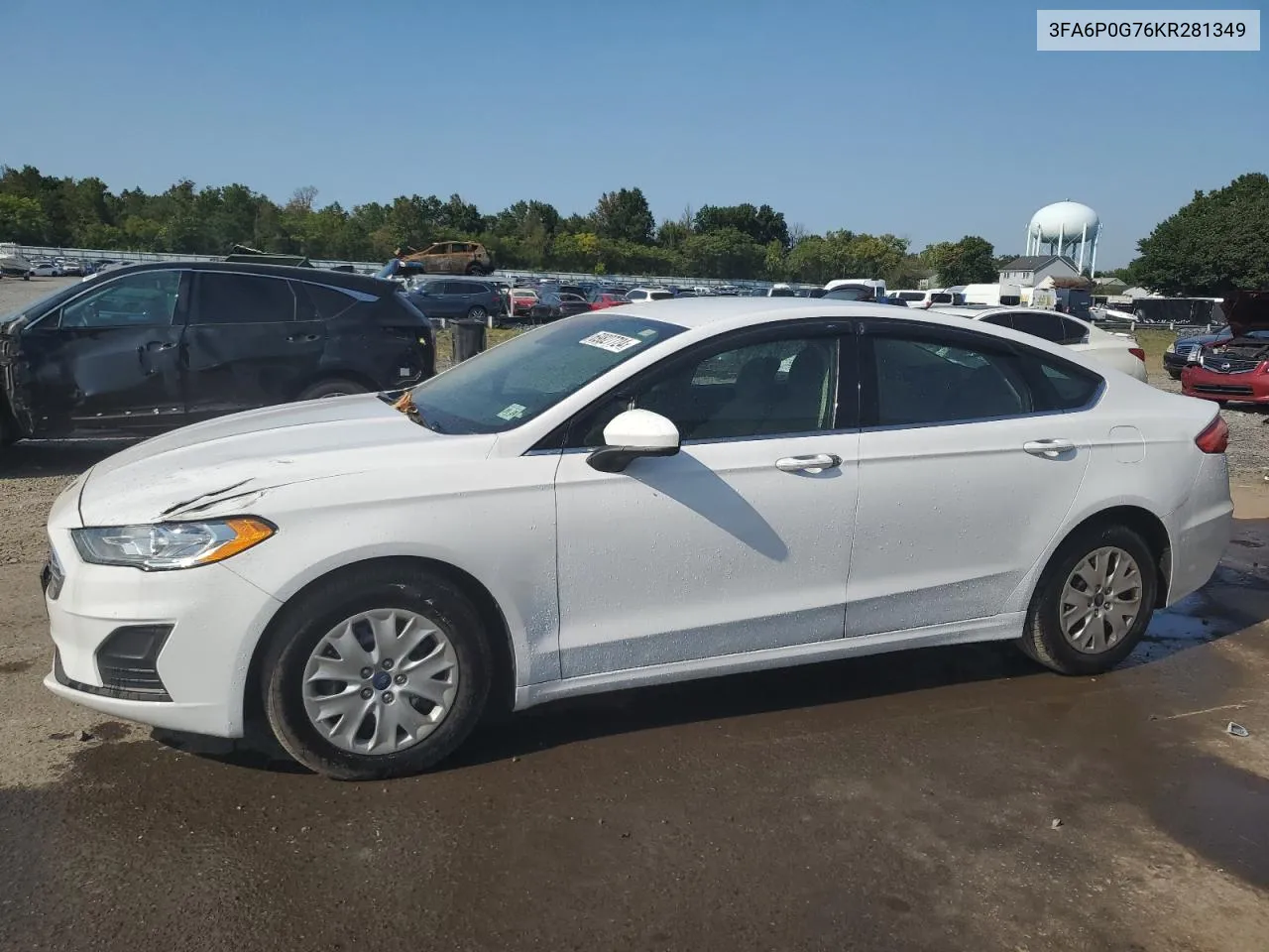 3FA6P0G76KR281349 2019 Ford Fusion S