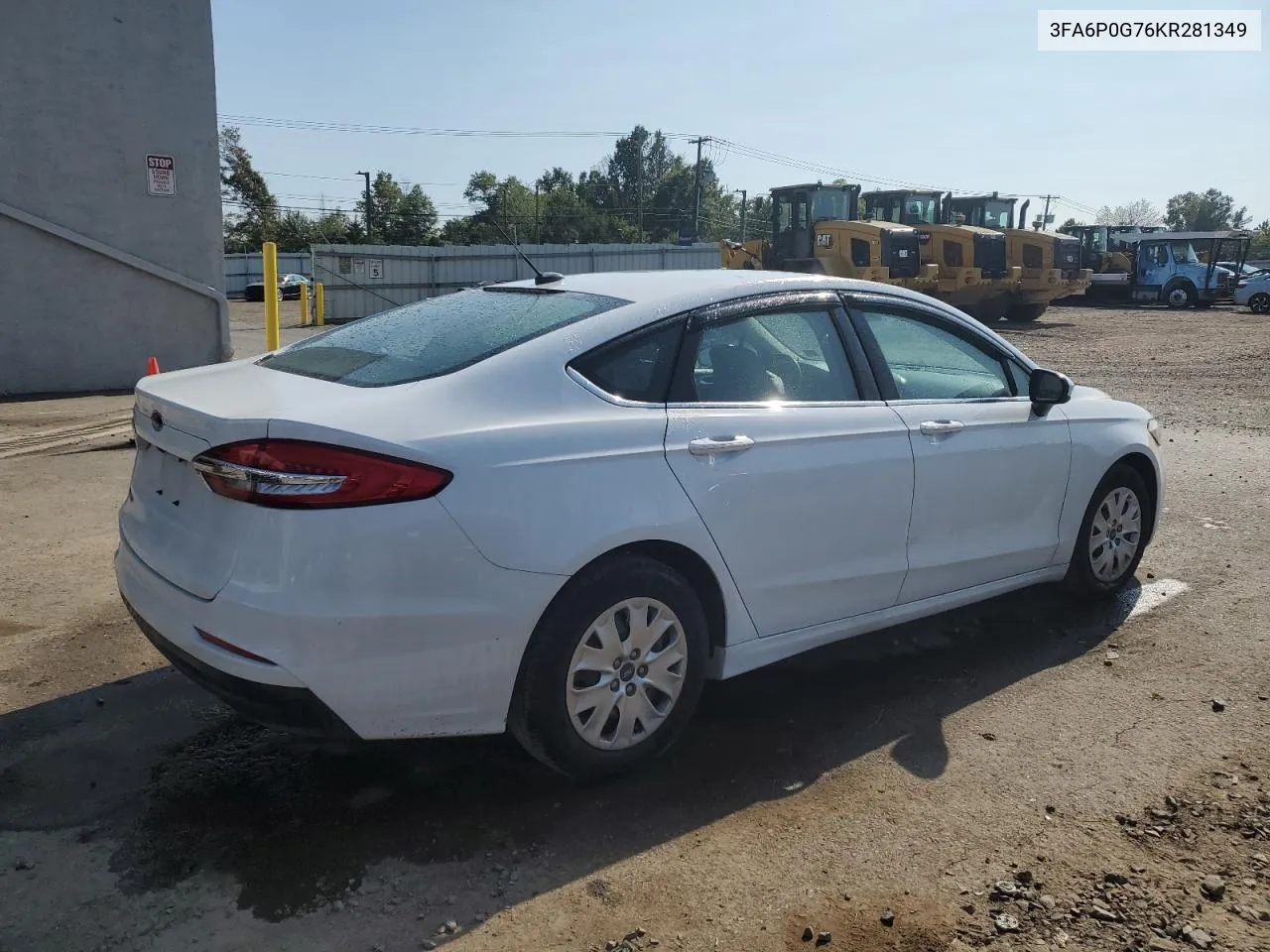 3FA6P0G76KR281349 2019 Ford Fusion S