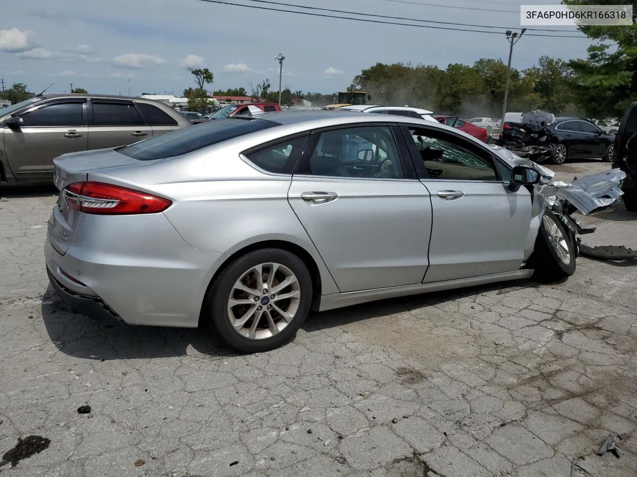 3FA6P0HD6KR166318 2019 Ford Fusion Se