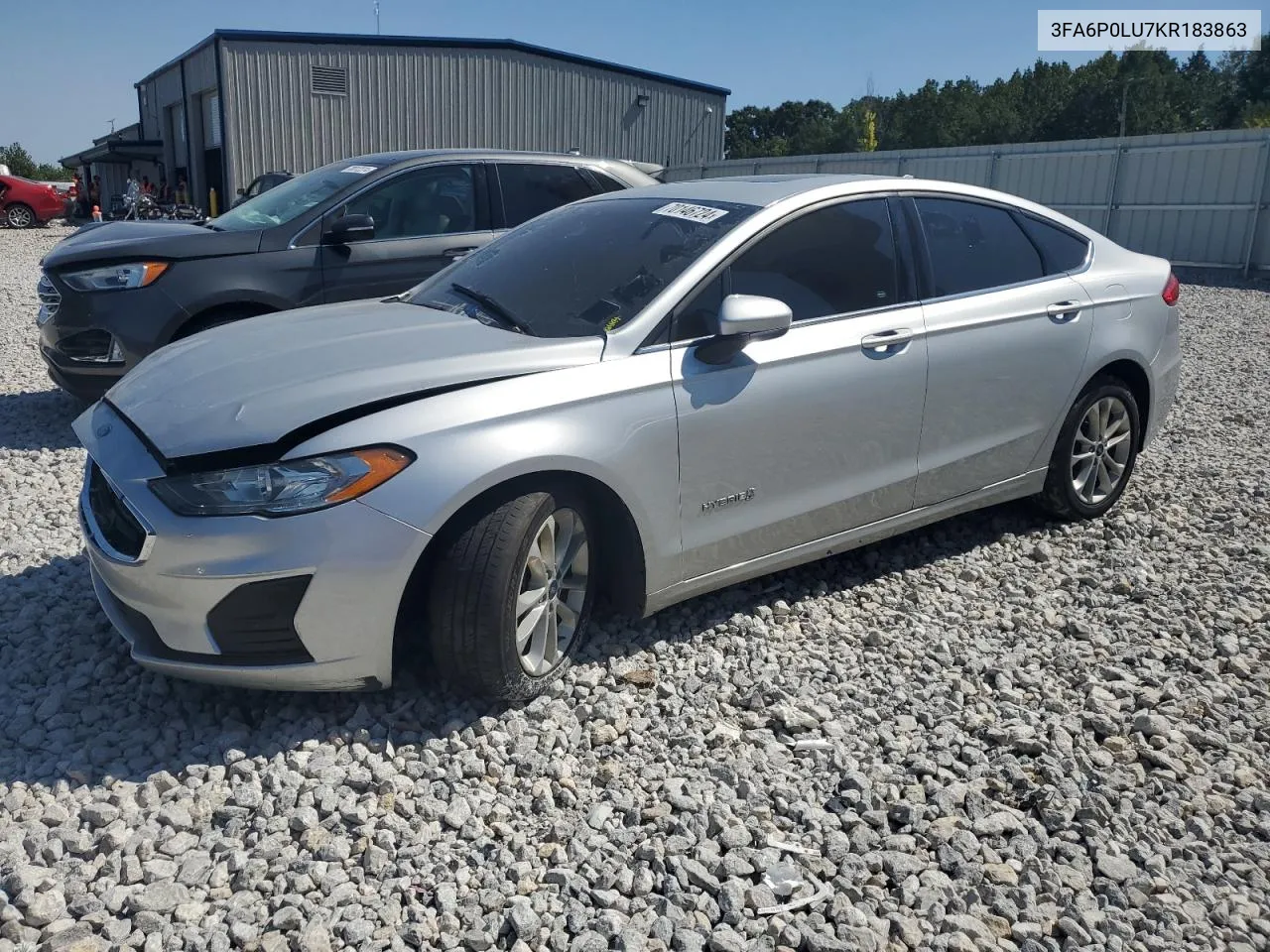 3FA6P0LU7KR183863 2019 Ford Fusion Se