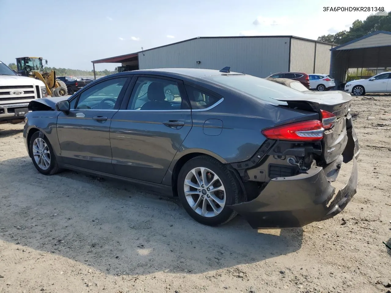 2019 Ford Fusion Se VIN: 3FA6P0HD9KR281348 Lot: 70485914