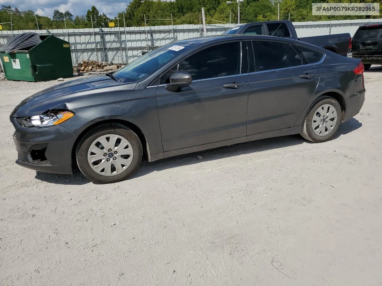 3FA6P0G79KR282365 2019 Ford Fusion S