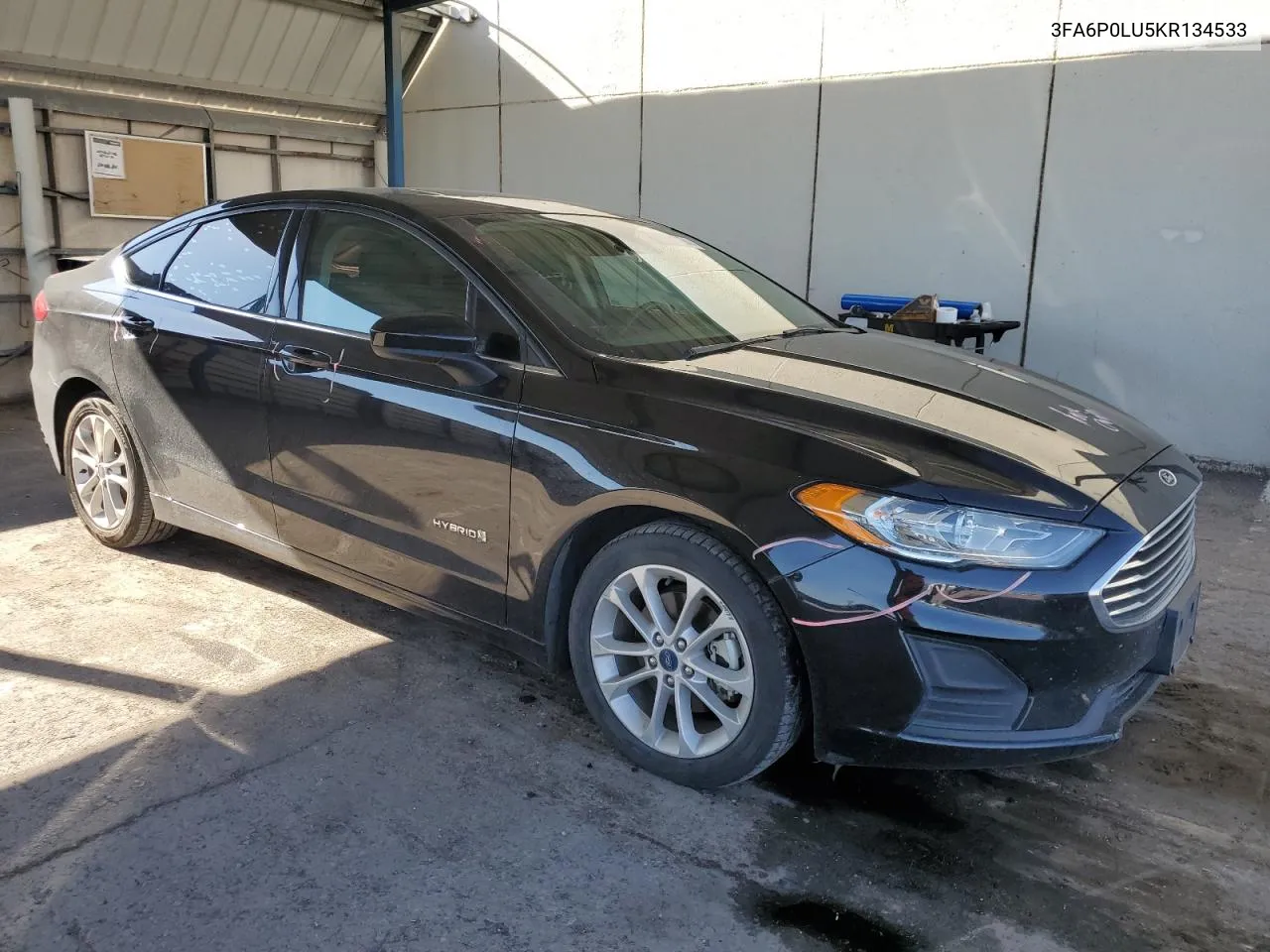 2019 Ford Fusion Se VIN: 3FA6P0LU5KR134533 Lot: 71032254