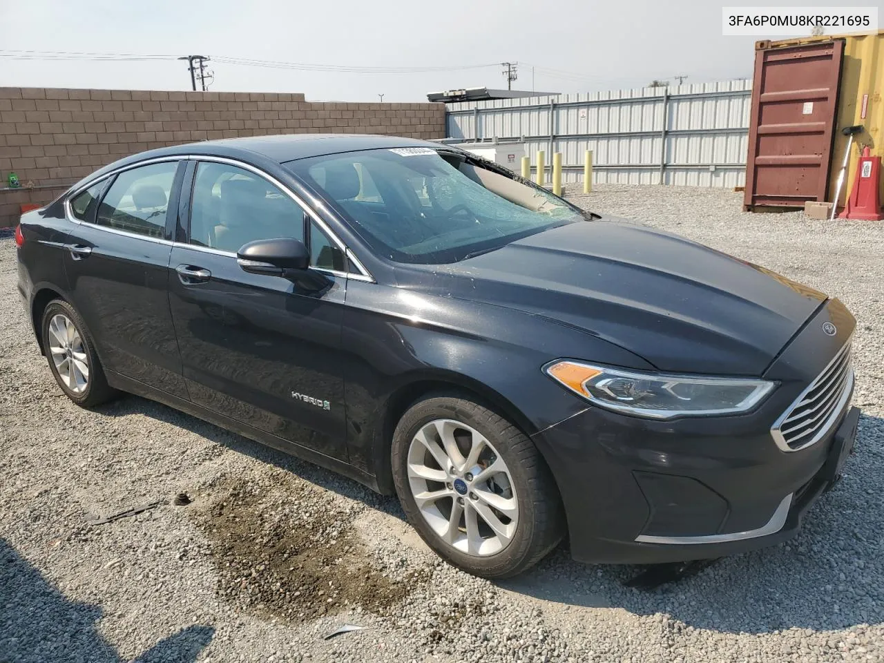 3FA6P0MU8KR221695 2019 Ford Fusion Sel