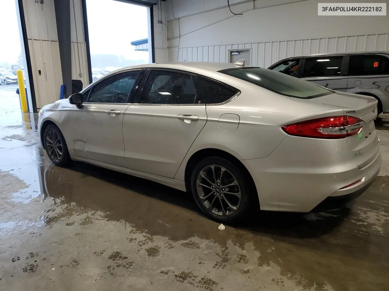 2019 Ford Fusion Se VIN: 3FA6P0LU4KR222182 Lot: 71777314