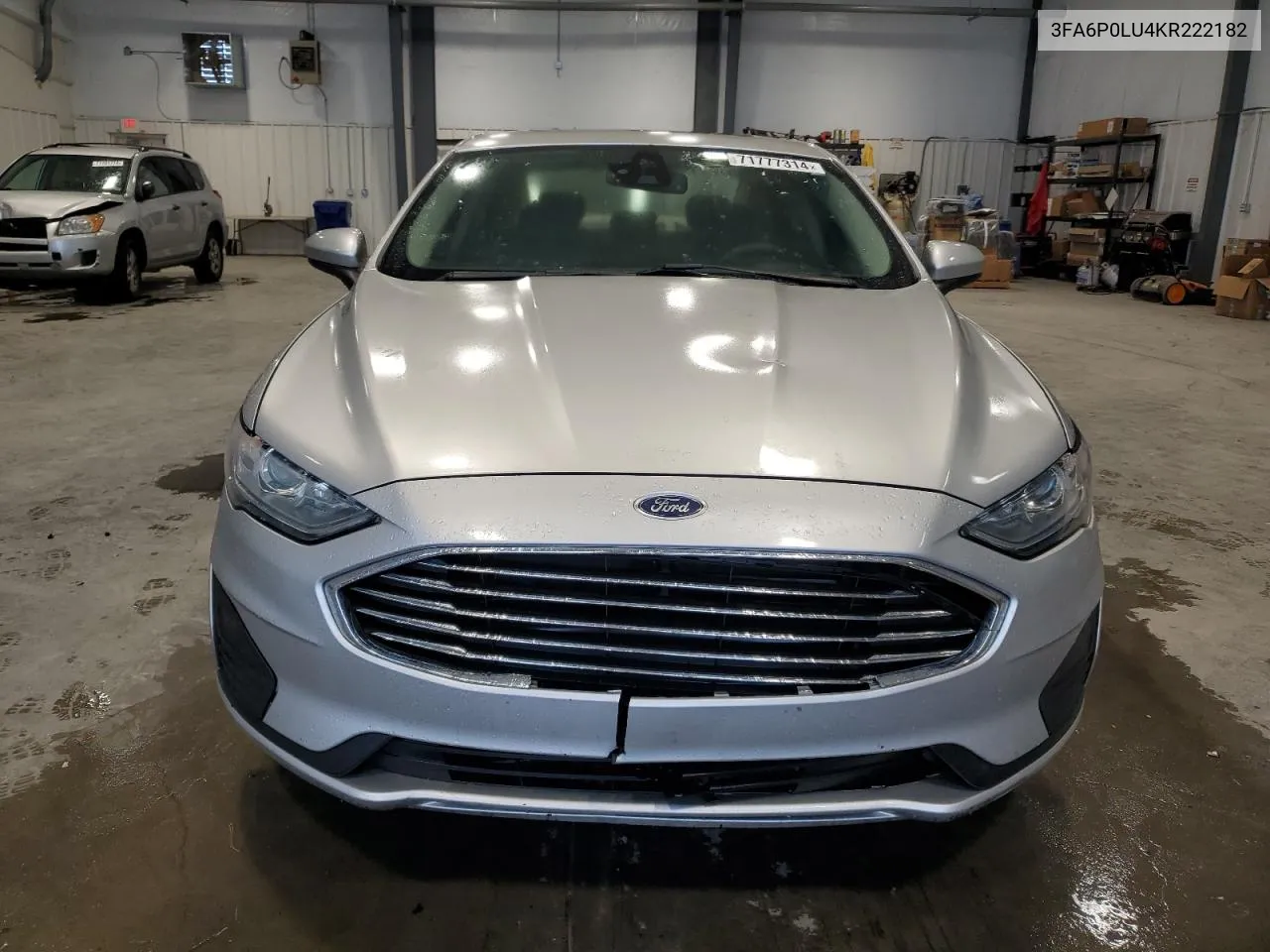 2019 Ford Fusion Se VIN: 3FA6P0LU4KR222182 Lot: 71777314