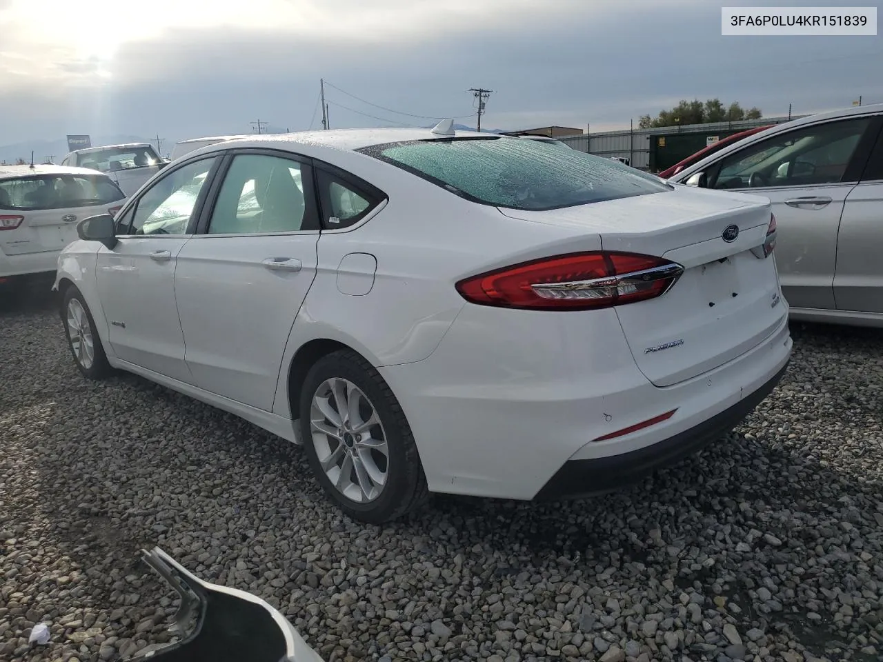 3FA6P0LU4KR151839 2019 Ford Fusion Se