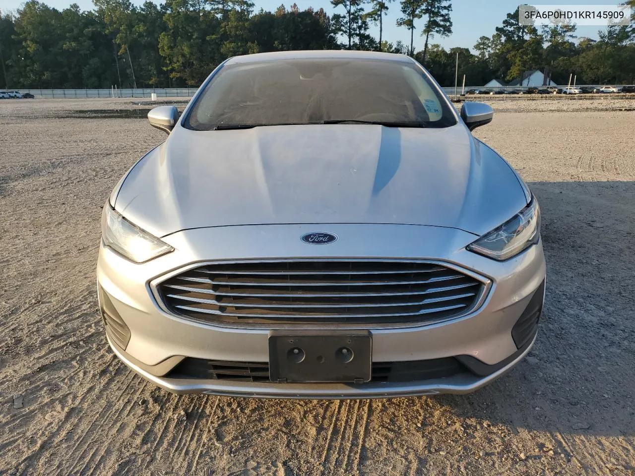 2019 Ford Fusion Se VIN: 3FA6P0HD1KR145909 Lot: 71886854