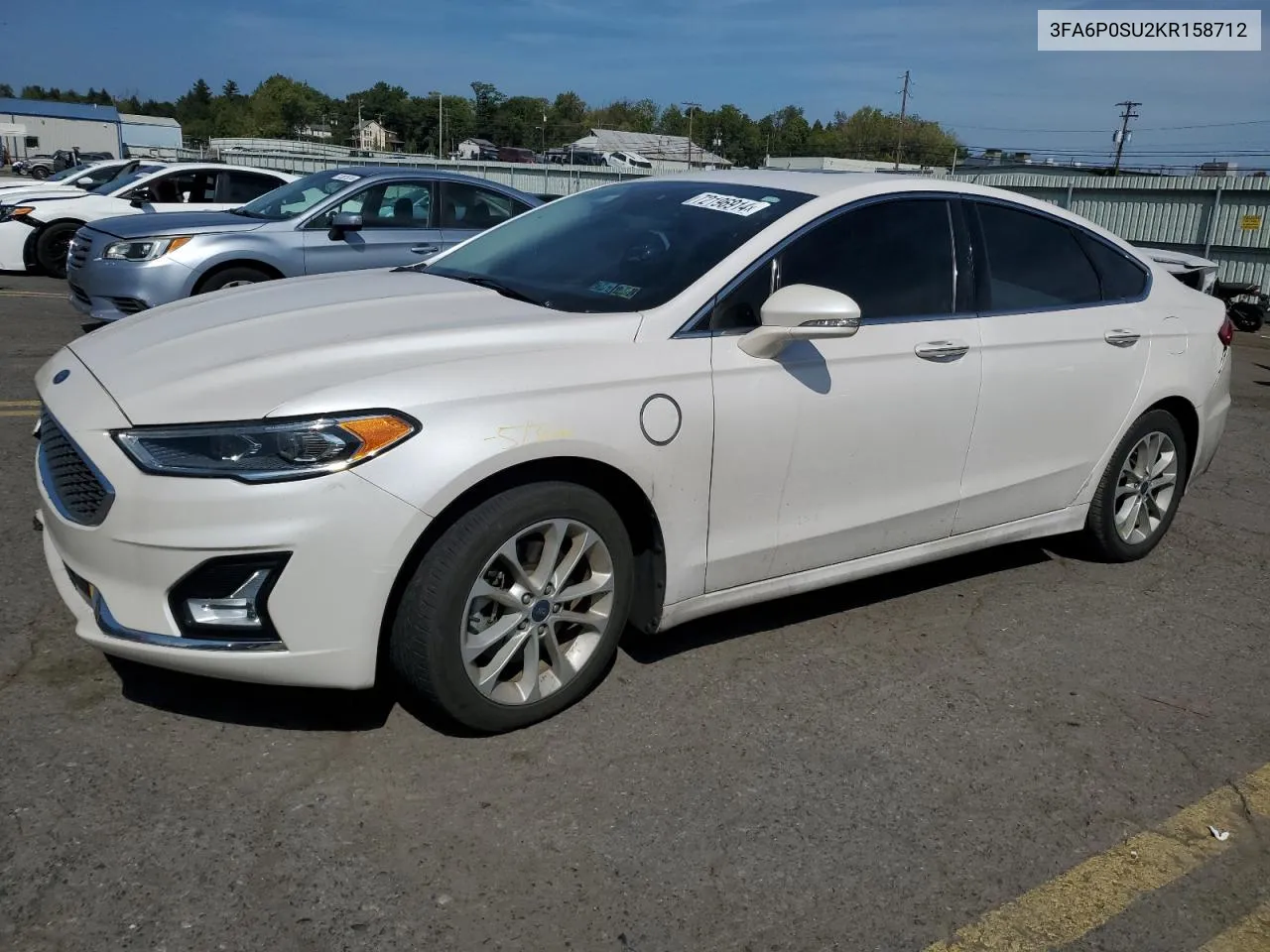 2019 Ford Fusion Titanium VIN: 3FA6P0SU2KR158712 Lot: 72196914