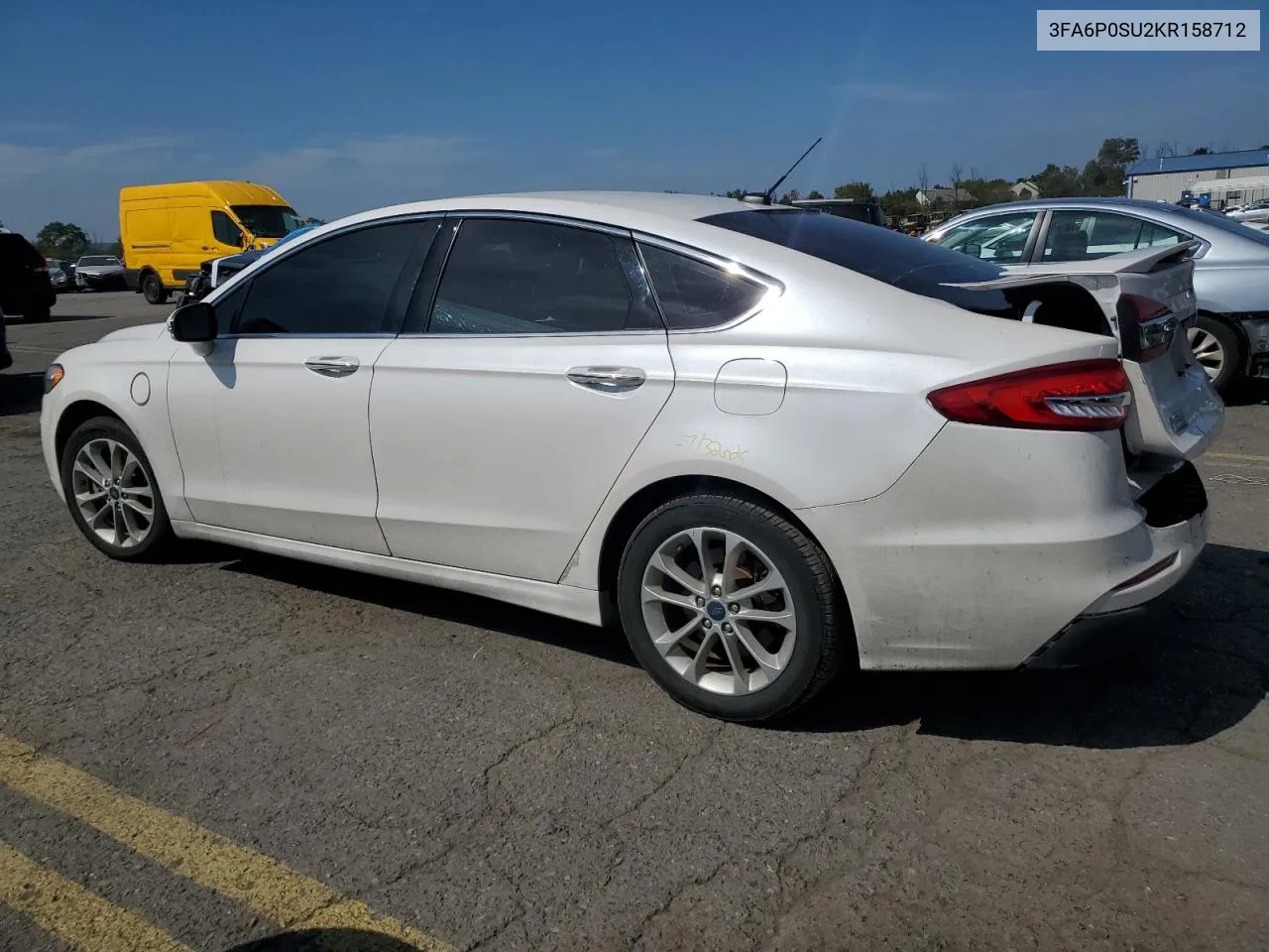 2019 Ford Fusion Titanium VIN: 3FA6P0SU2KR158712 Lot: 72196914