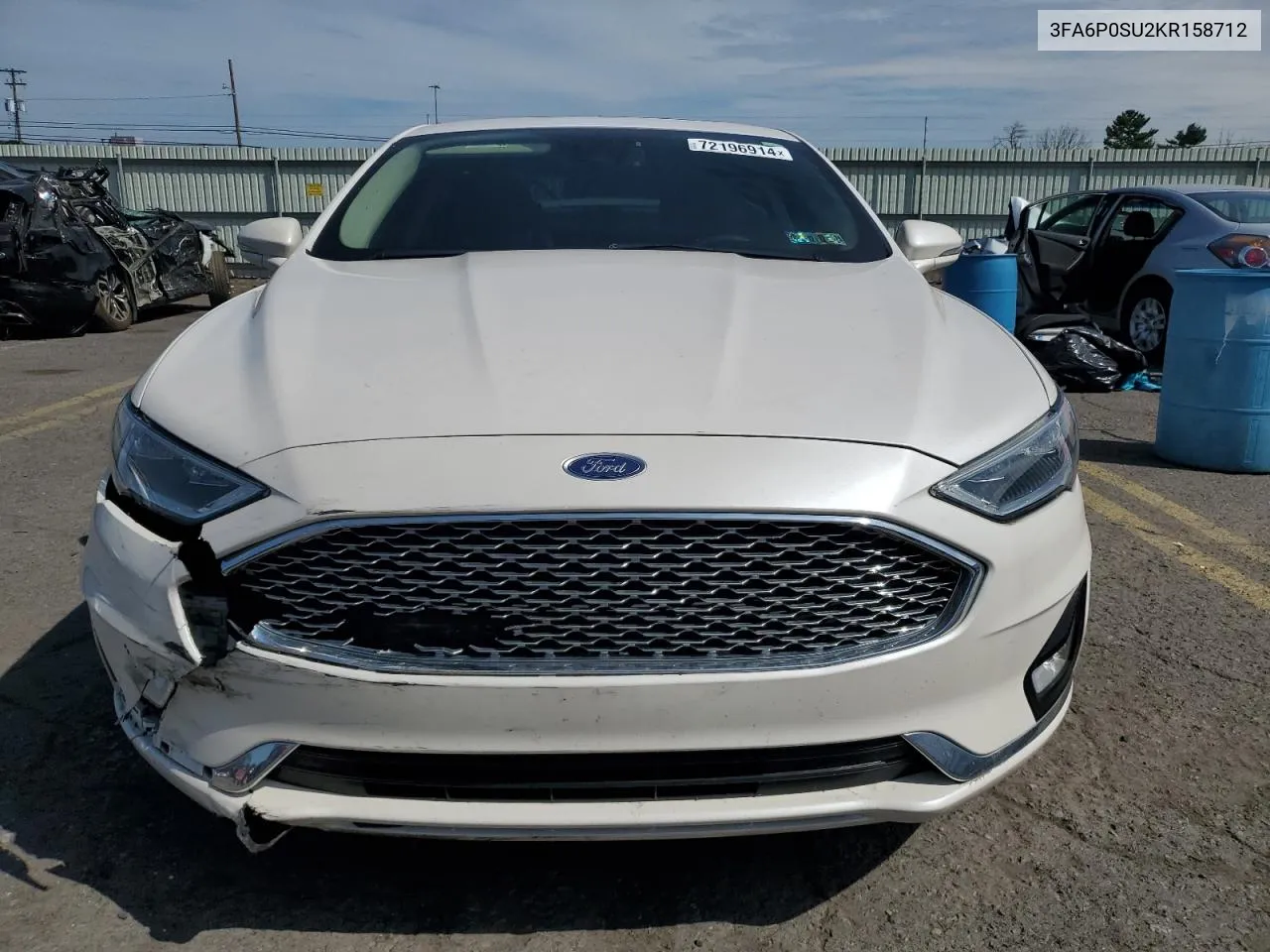 3FA6P0SU2KR158712 2019 Ford Fusion Titanium