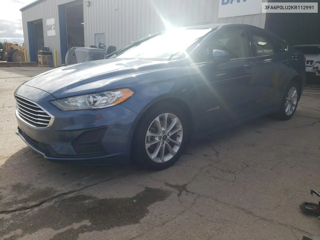 2019 Ford Fusion Se VIN: 3FA6P0LU2KR112991 Lot: 72731504