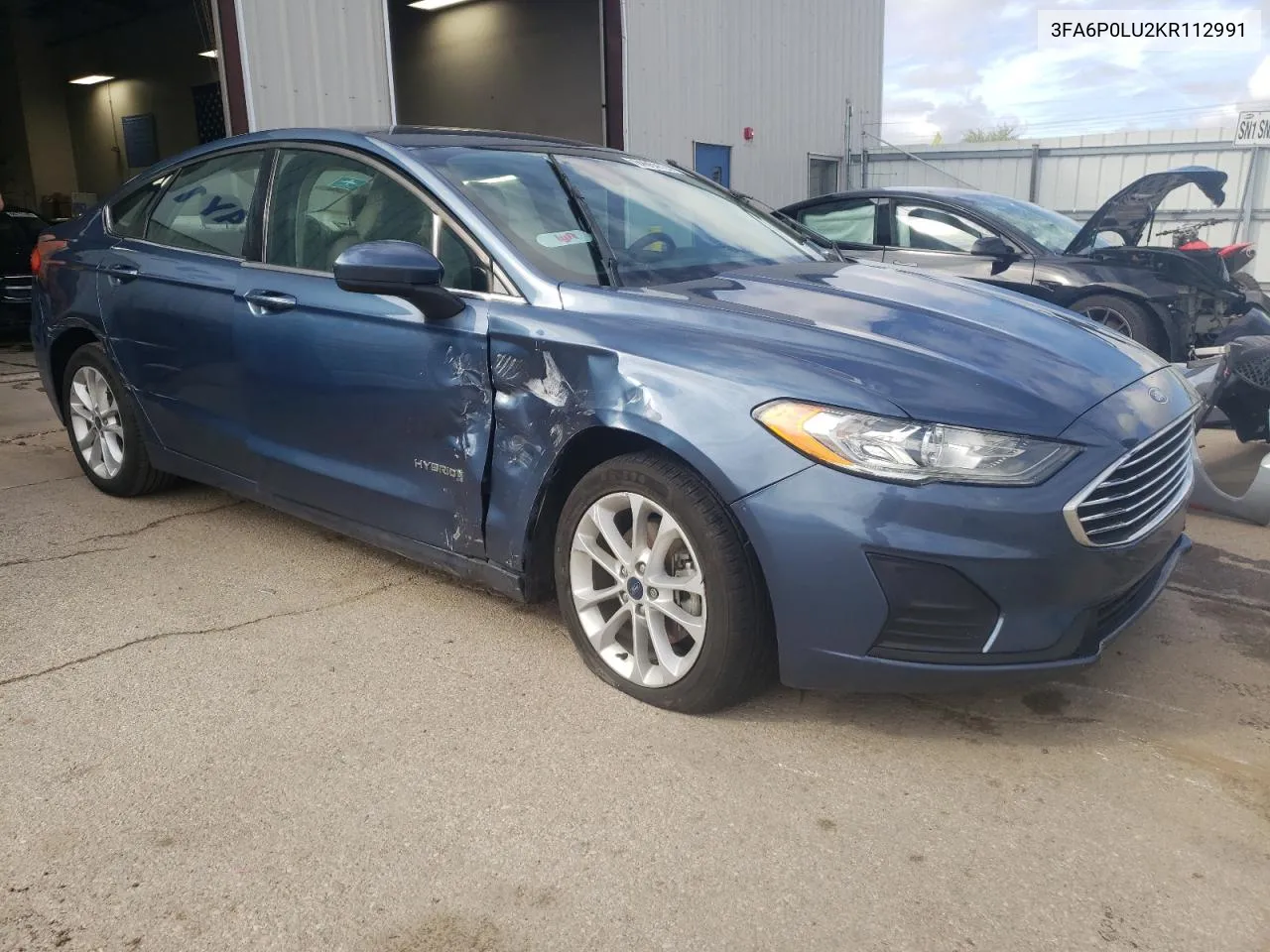 2019 Ford Fusion Se VIN: 3FA6P0LU2KR112991 Lot: 72731504