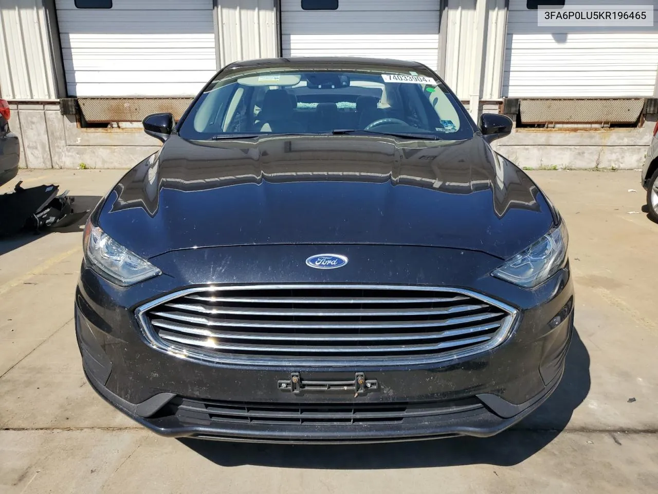 2019 Ford Fusion Se VIN: 3FA6P0LU5KR196465 Lot: 74033904