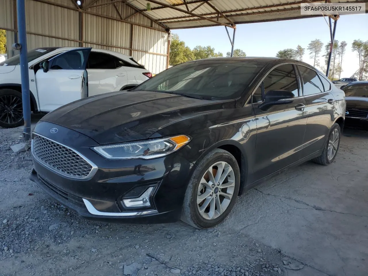 2019 Ford Fusion Titanium VIN: 3FA6P0SU5KR145517 Lot: 76228424