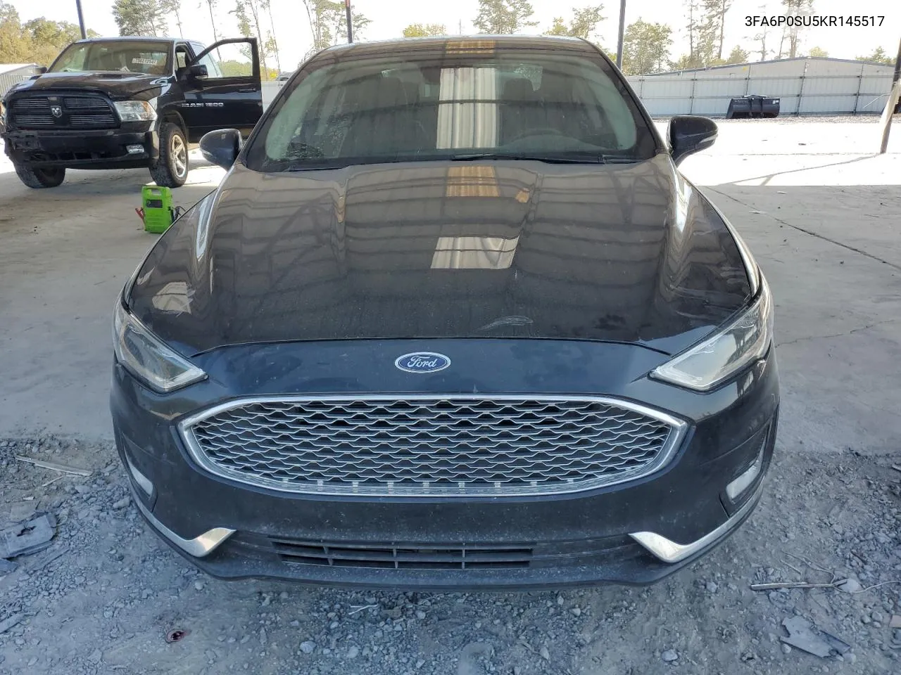 2019 Ford Fusion Titanium VIN: 3FA6P0SU5KR145517 Lot: 76228424