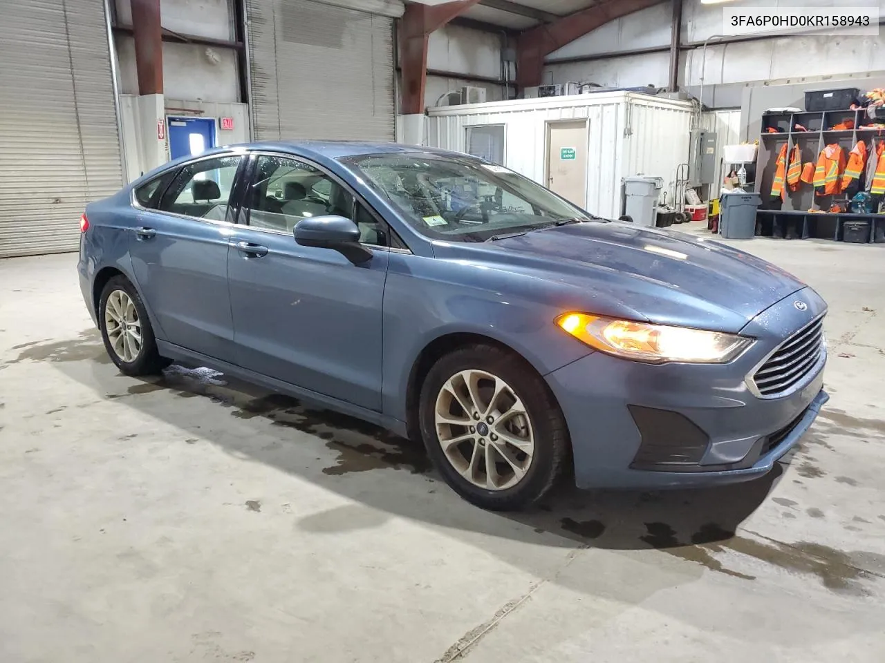 2019 Ford Fusion Se VIN: 3FA6P0HD0KR158943 Lot: 76553364