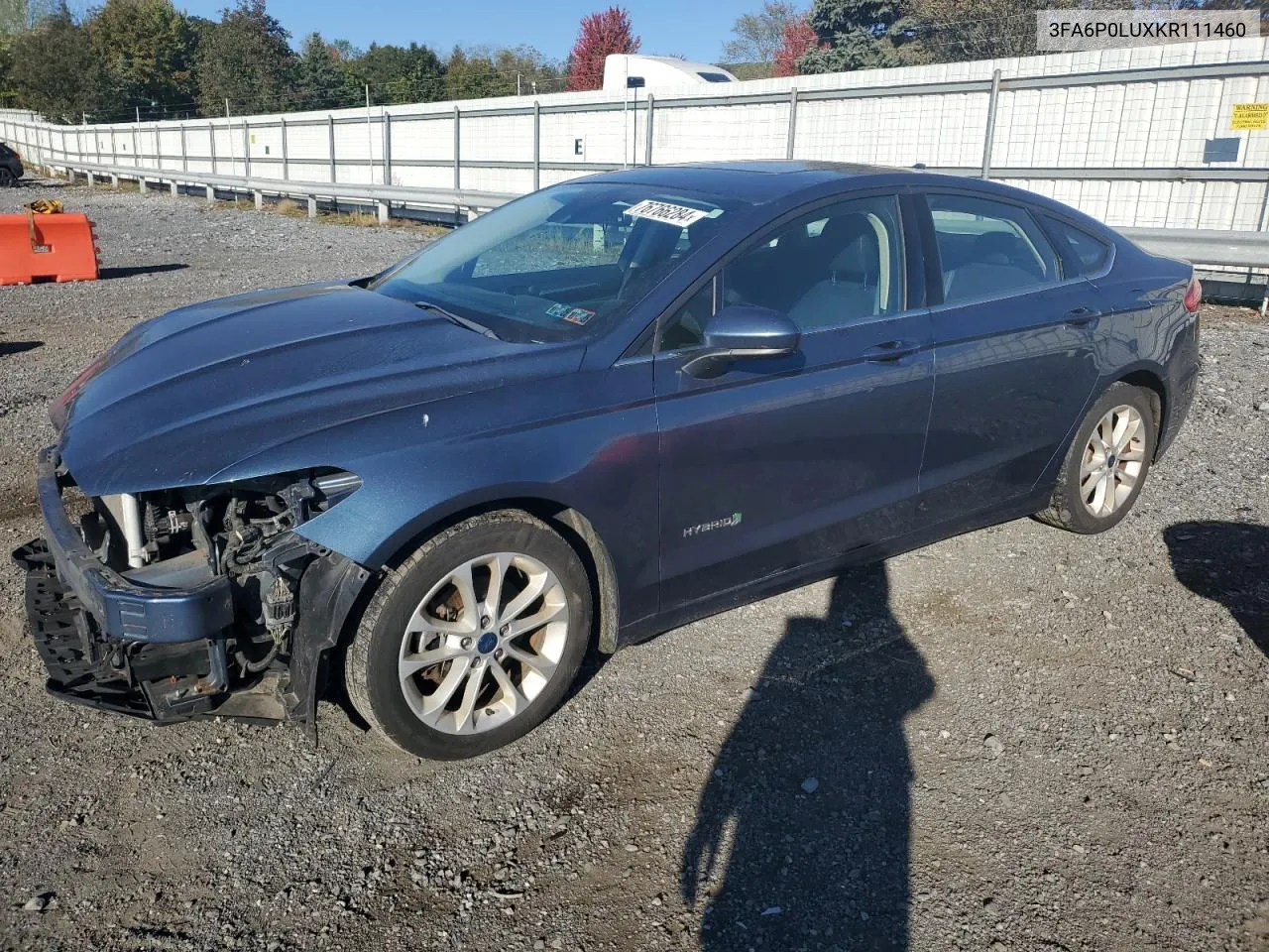 3FA6P0LUXKR111460 2019 Ford Fusion Se