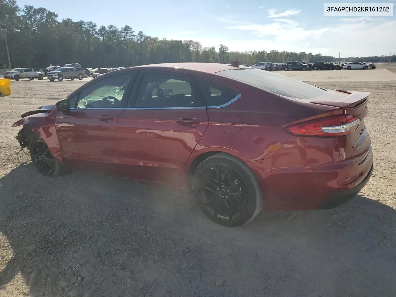 2019 Ford Fusion Se VIN: 3FA6P0HD2KR161262 Lot: 76812174