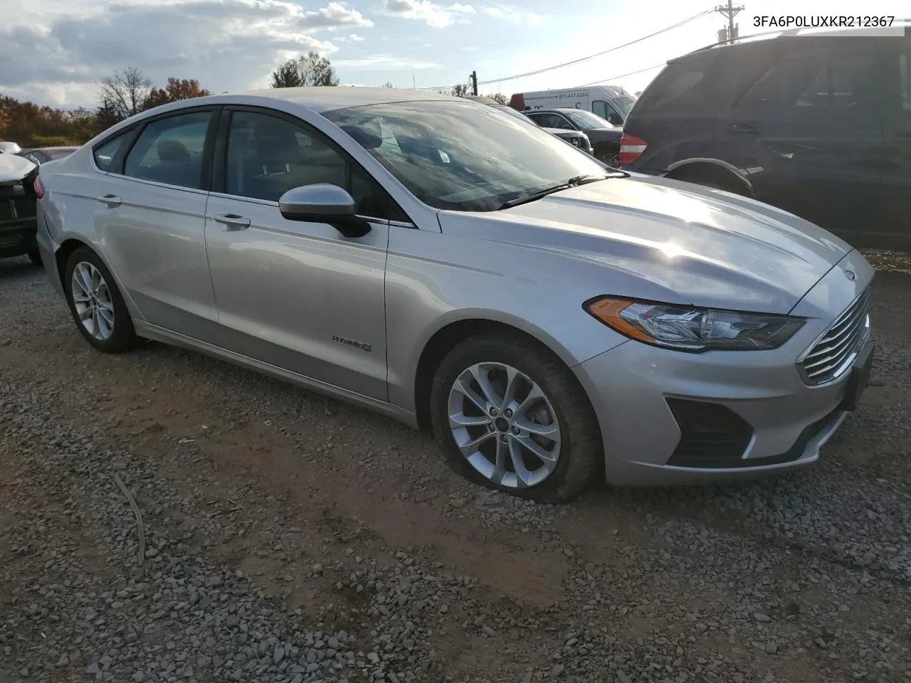 2019 Ford Fusion Se VIN: 3FA6P0LUXKR212367 Lot: 77788374