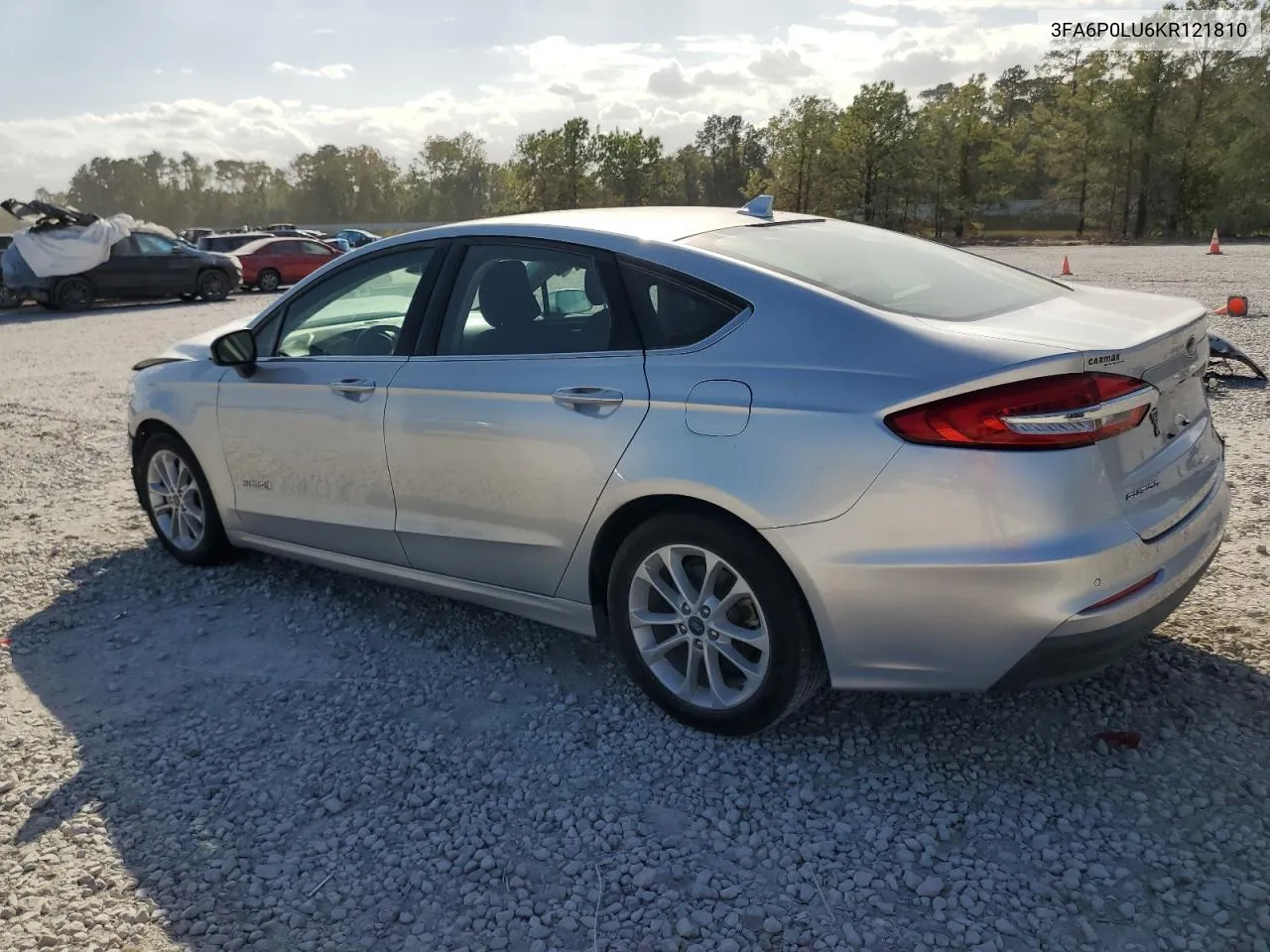 2019 Ford Fusion Se VIN: 3FA6P0LU6KR121810 Lot: 78035574