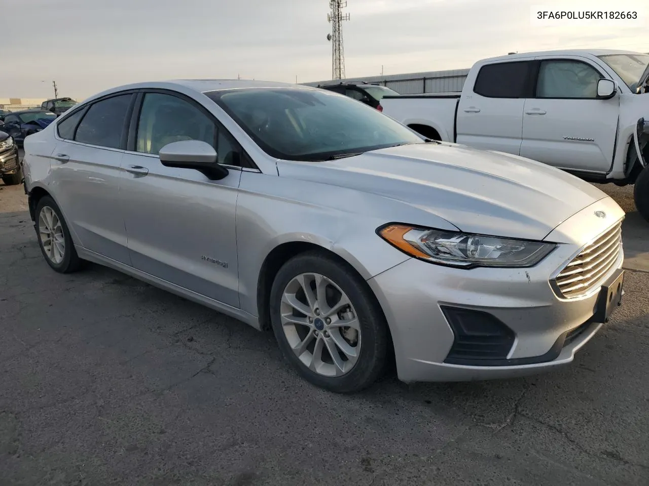 2019 Ford Fusion Se VIN: 3FA6P0LU5KR182663 Lot: 78285214