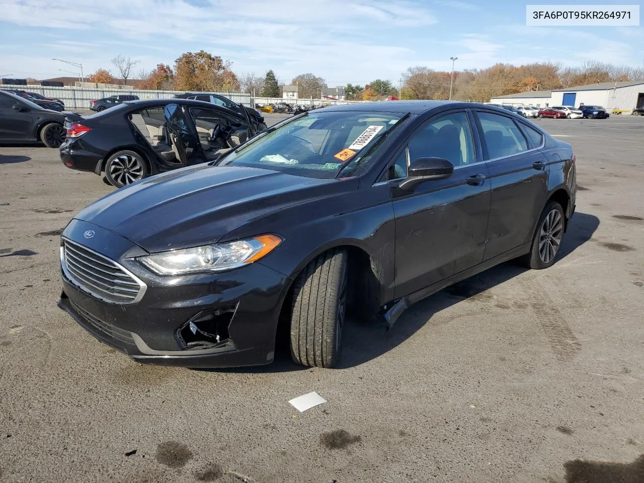 3FA6P0T95KR264971 2019 Ford Fusion Se