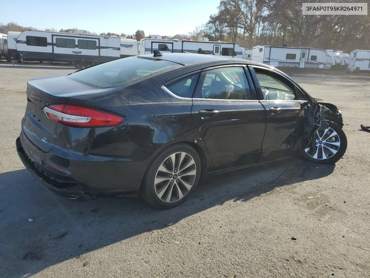 3FA6P0T95KR264971 2019 Ford Fusion Se