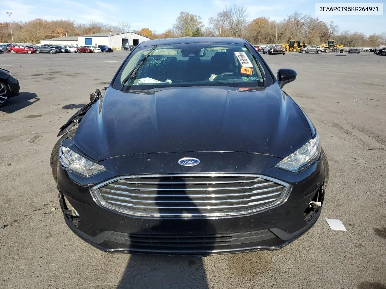 2019 Ford Fusion Se VIN: 3FA6P0T95KR264971 Lot: 78686764