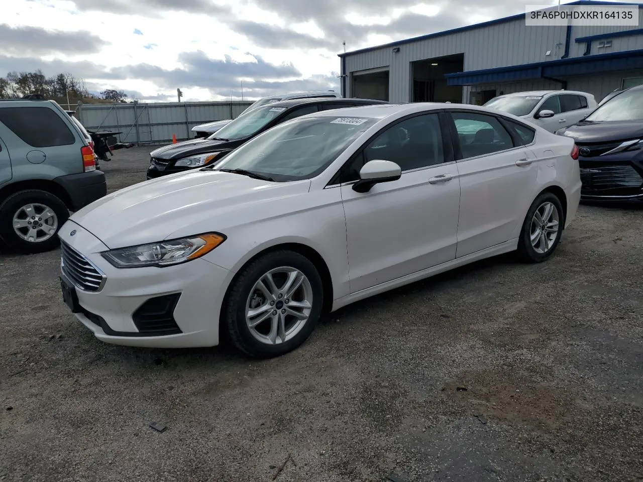 2019 Ford Fusion Se VIN: 3FA6P0HDXKR164135 Lot: 78913004