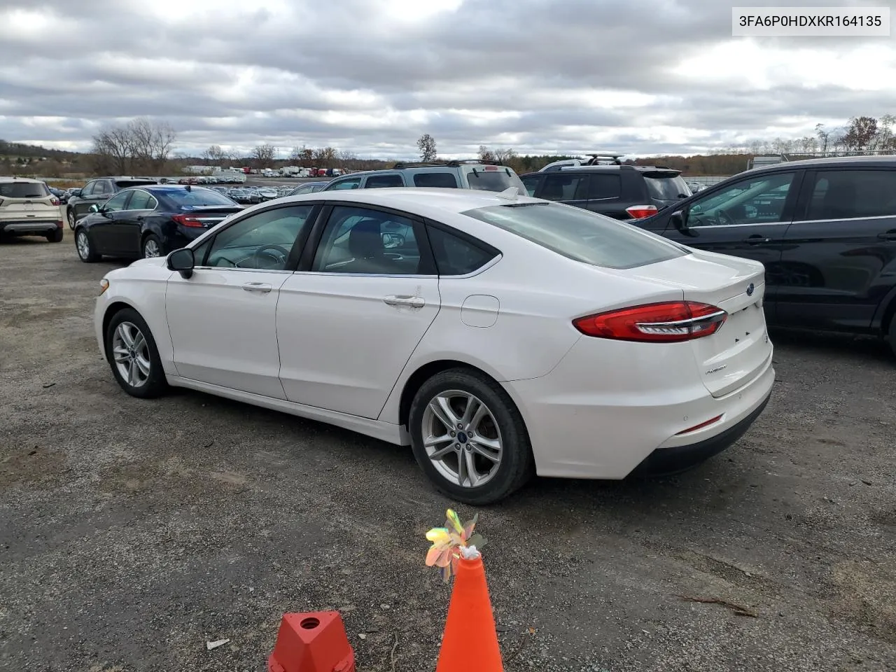 2019 Ford Fusion Se VIN: 3FA6P0HDXKR164135 Lot: 78913004