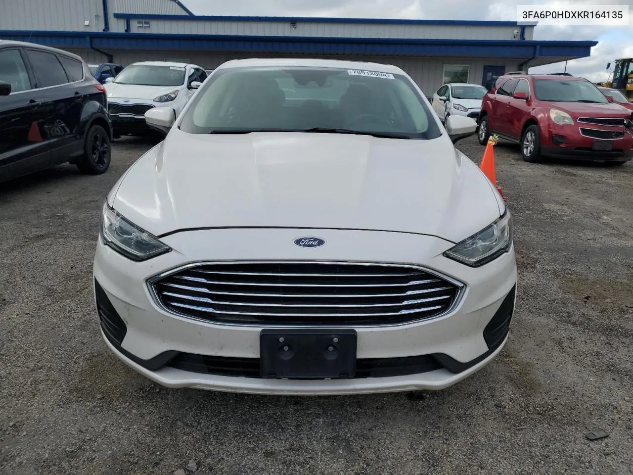 2019 Ford Fusion Se VIN: 3FA6P0HDXKR164135 Lot: 78913004