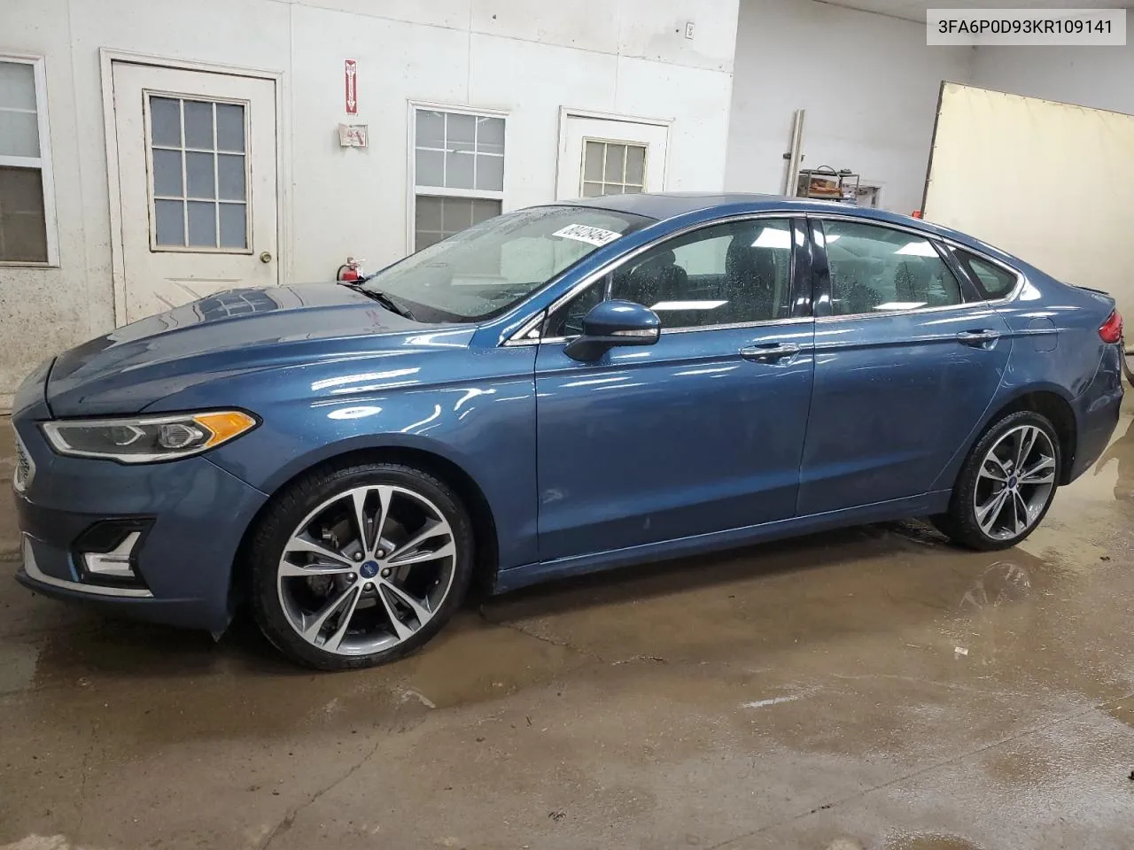 2019 Ford Fusion Titanium VIN: 3FA6P0D93KR109141 Lot: 80428464