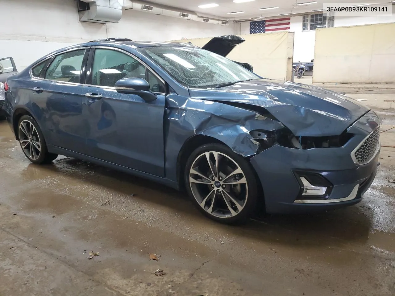 2019 Ford Fusion Titanium VIN: 3FA6P0D93KR109141 Lot: 80428464