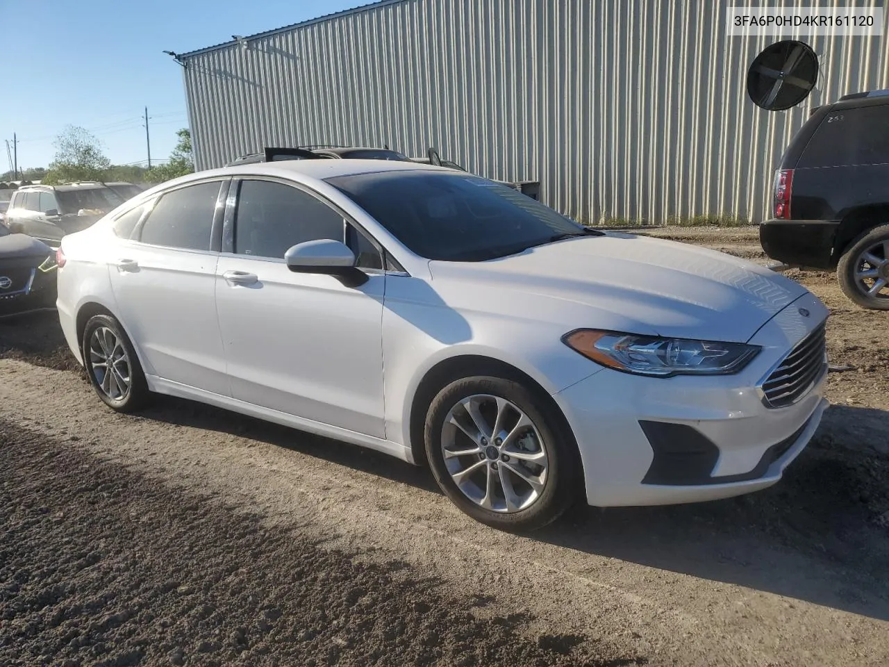 2019 Ford Fusion Se VIN: 3FA6P0HD4KR161120 Lot: 80539274