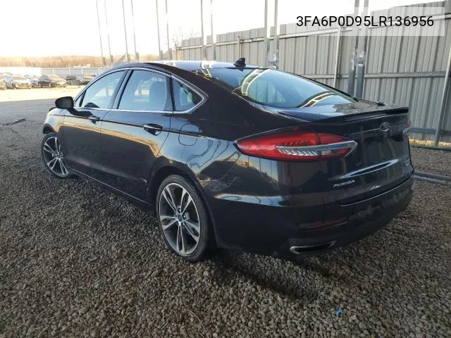 3FA6P0D95LR136956 2020 Ford Fusion Titanium