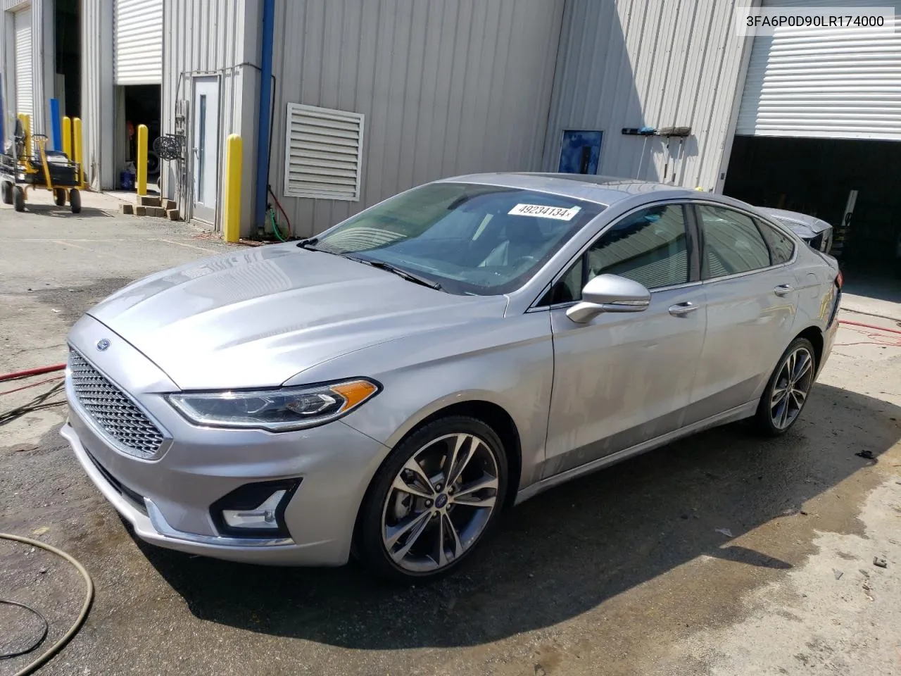 2020 Ford Fusion Titanium VIN: 3FA6P0D90LR174000 Lot: 49234134