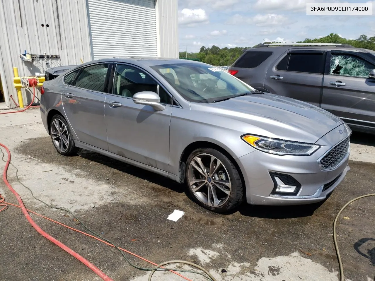 2020 Ford Fusion Titanium VIN: 3FA6P0D90LR174000 Lot: 49234134