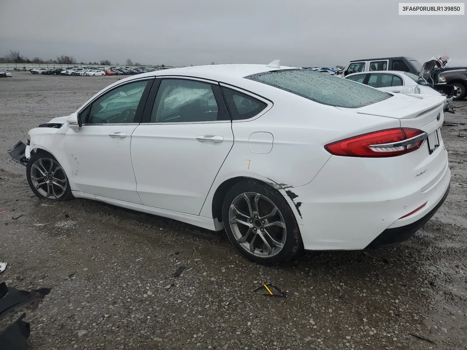 2020 Ford Fusion Titanium VIN: 3FA6P0RU8LR139850 Lot: 50421524