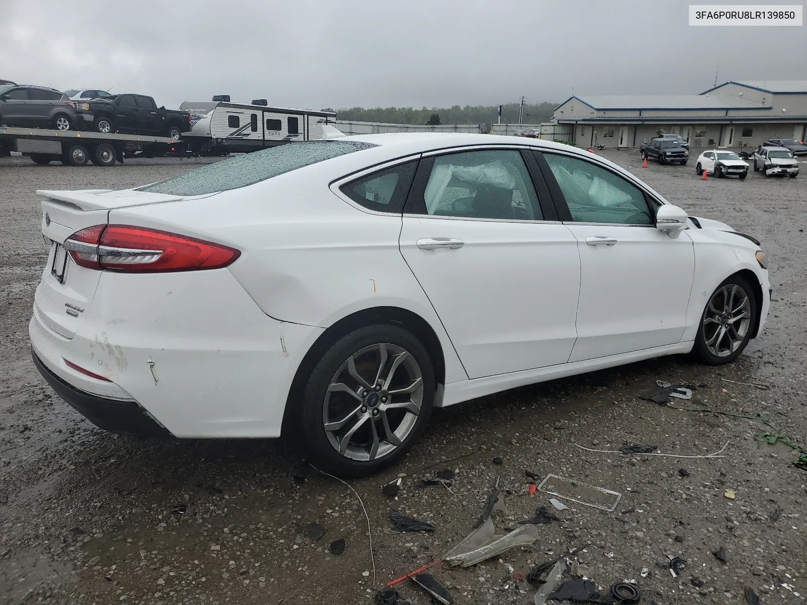 2020 Ford Fusion Titanium VIN: 3FA6P0RU8LR139850 Lot: 50421524