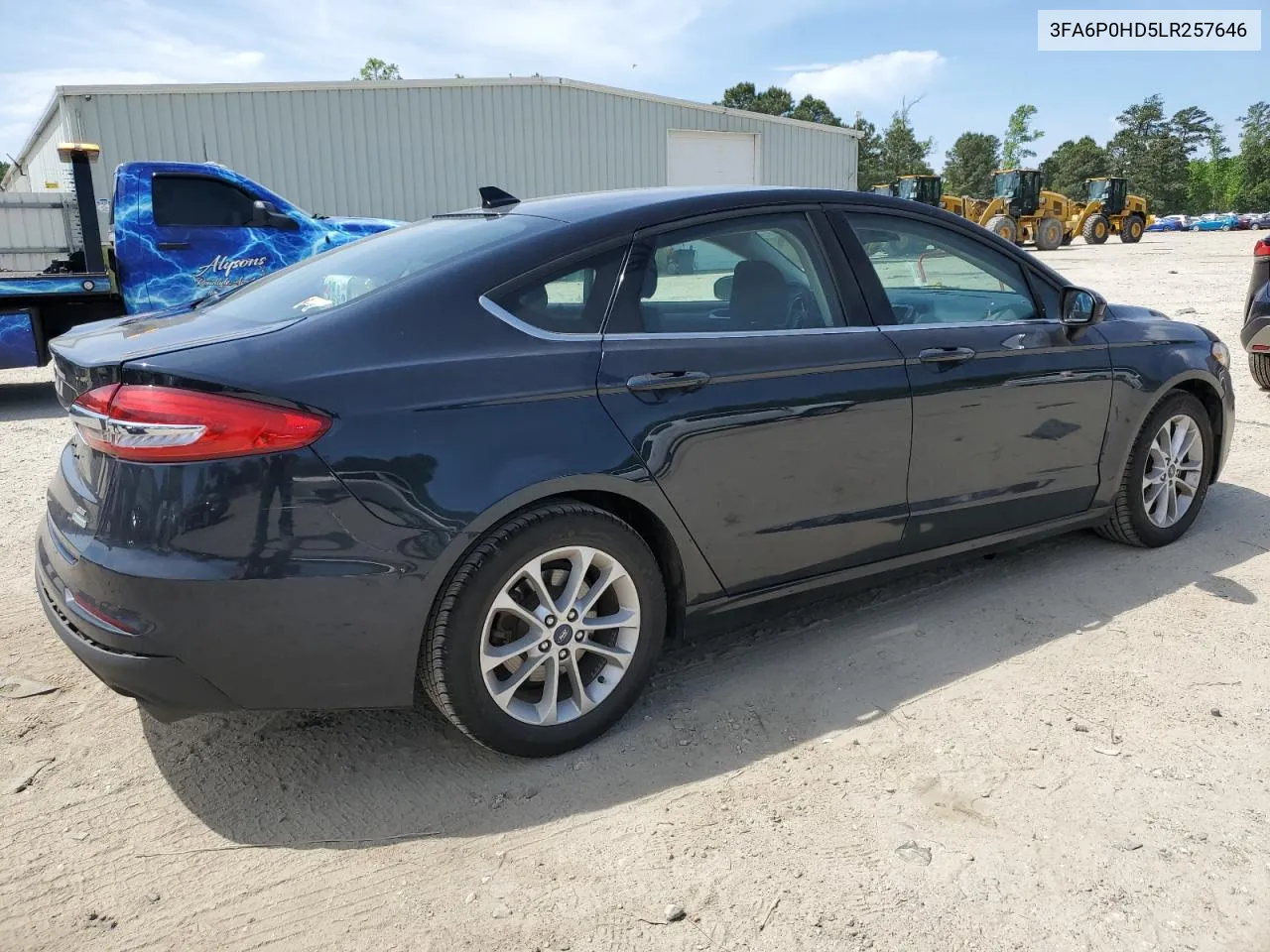 2020 Ford Fusion Se VIN: 3FA6P0HD5LR257646 Lot: 52857254