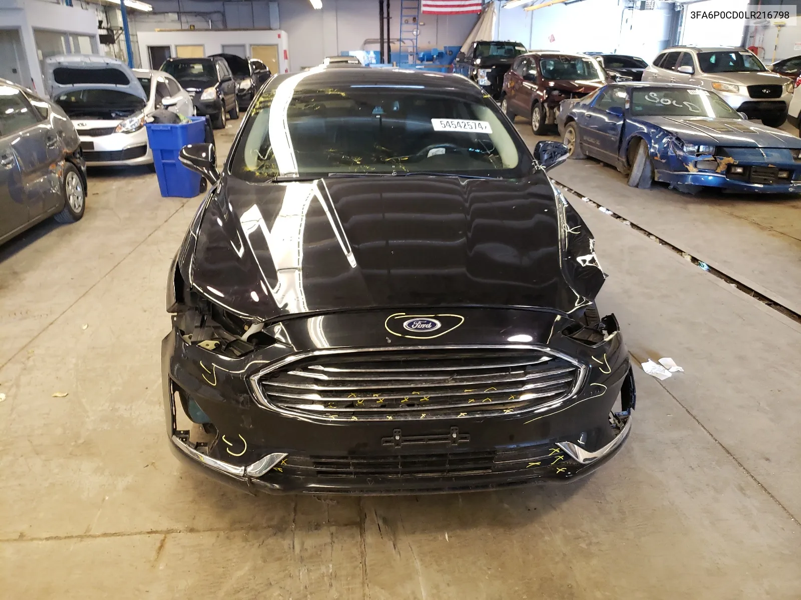 3FA6P0CD0LR216798 2020 Ford Fusion Sel