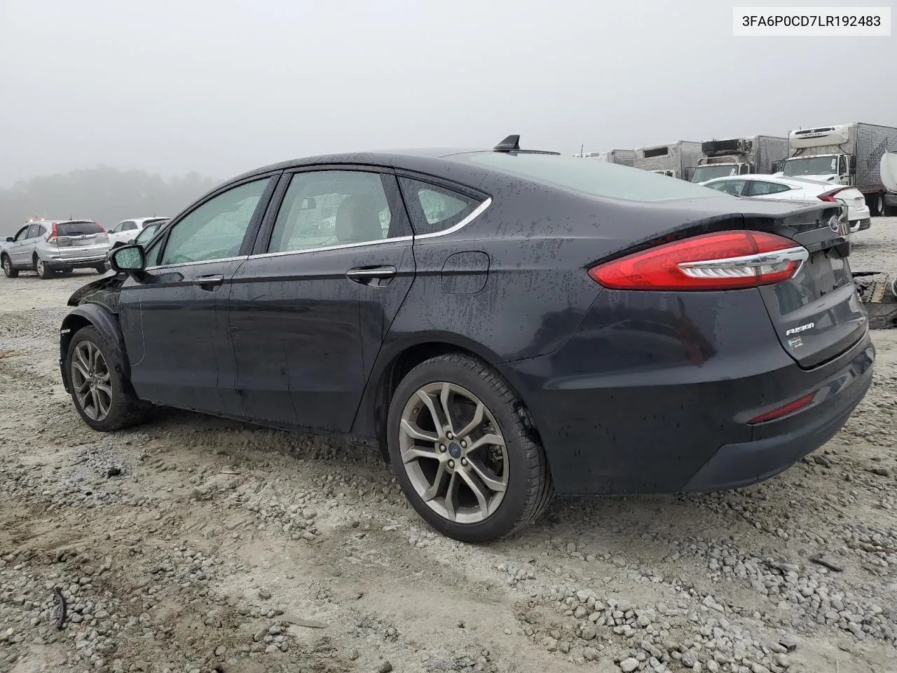 2020 Ford Fusion Sel VIN: 3FA6P0CD7LR192483 Lot: 54921934