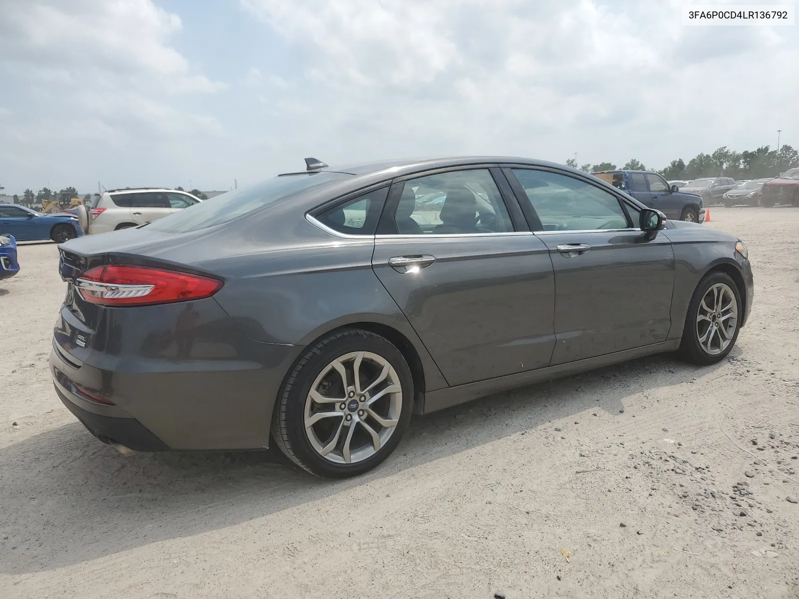 2020 Ford Fusion Sel VIN: 3FA6P0CD4LR136792 Lot: 57645514