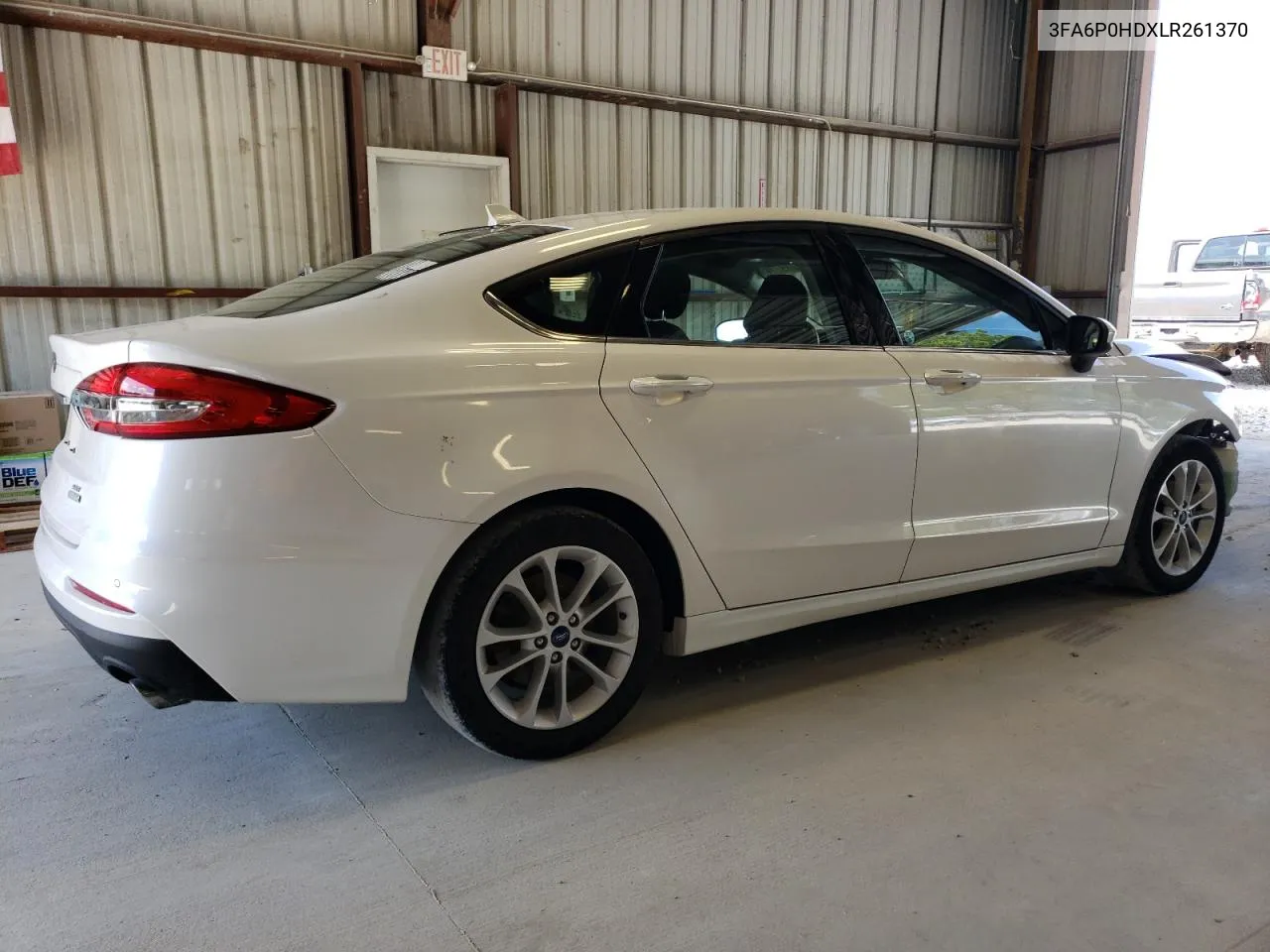 2020 Ford Fusion Se VIN: 3FA6P0HDXLR261370 Lot: 57719774