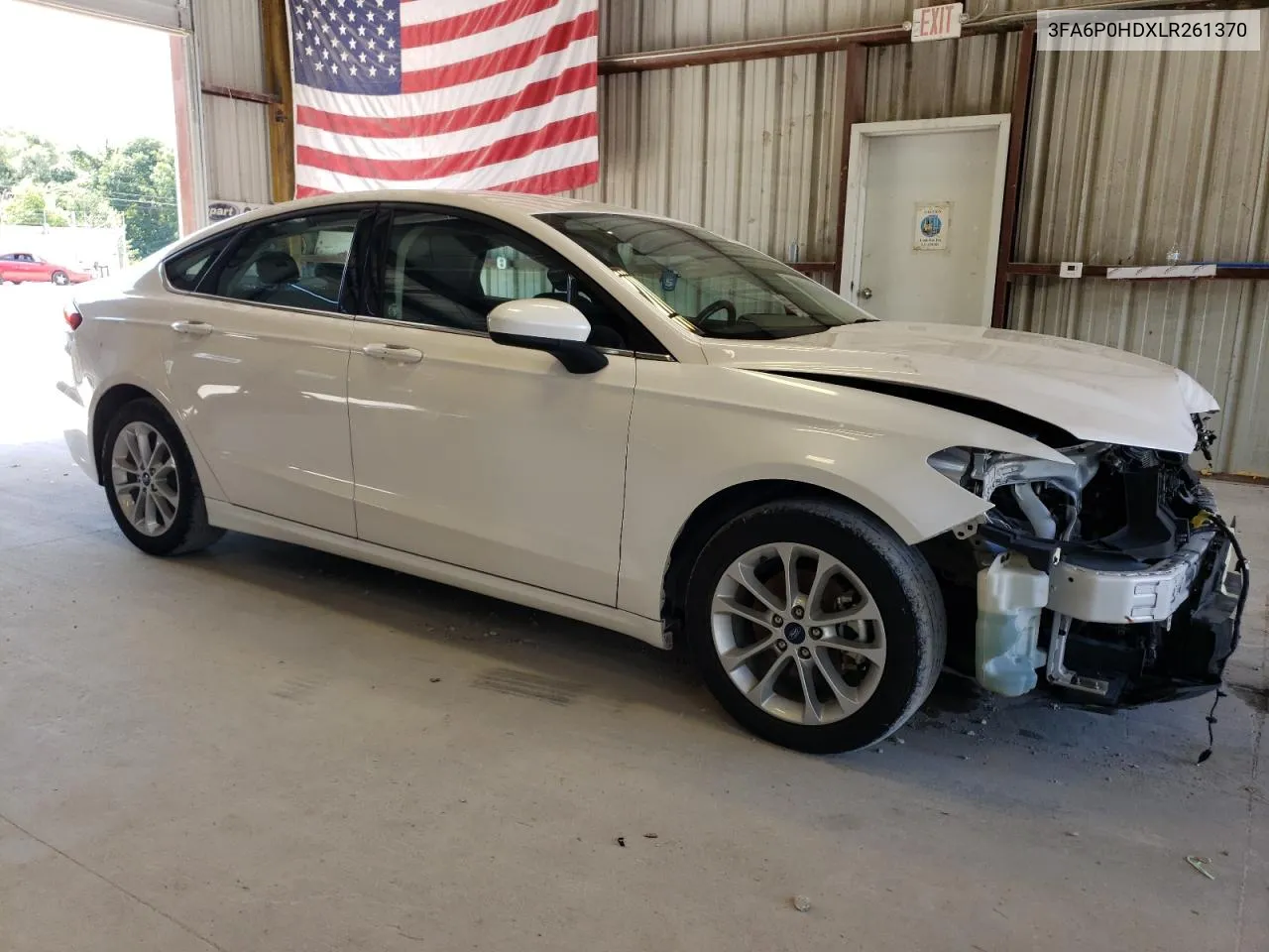 2020 Ford Fusion Se VIN: 3FA6P0HDXLR261370 Lot: 57719774