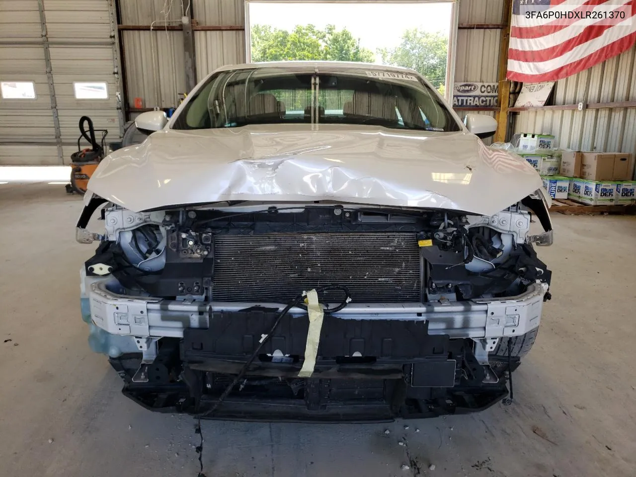 2020 Ford Fusion Se VIN: 3FA6P0HDXLR261370 Lot: 57719774